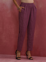 Thumbnail for trueBrowns Sky Blue Cotton Dobby Kurta Set - Distacart