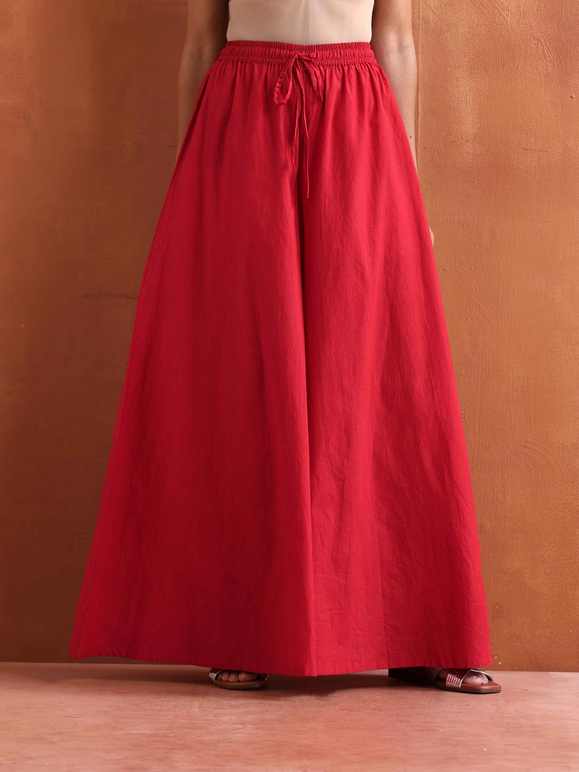 trueBrowns Pink Print Sharara Set - Distacart