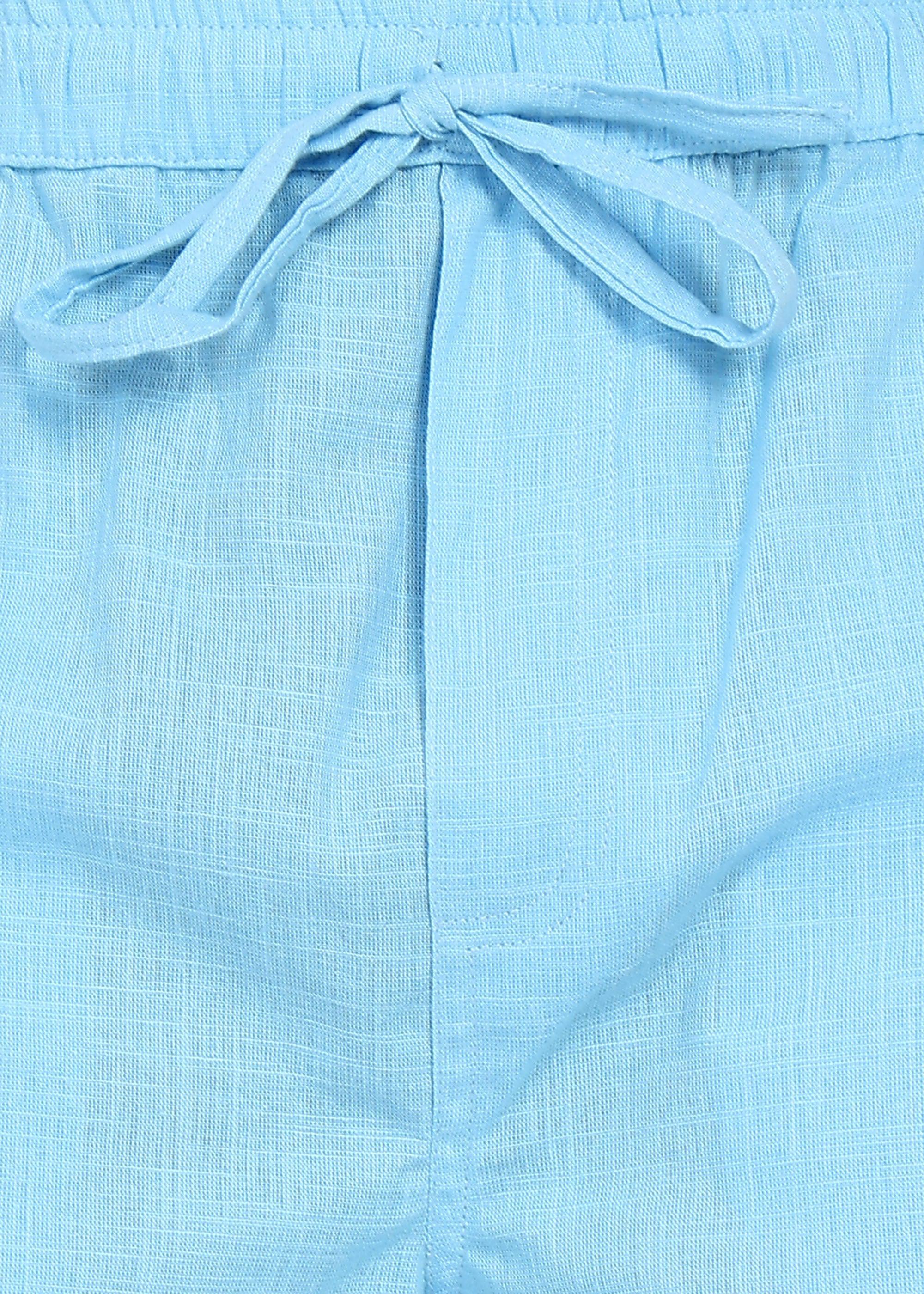 Fabmade Skyflow Linen Shorts - Distacart