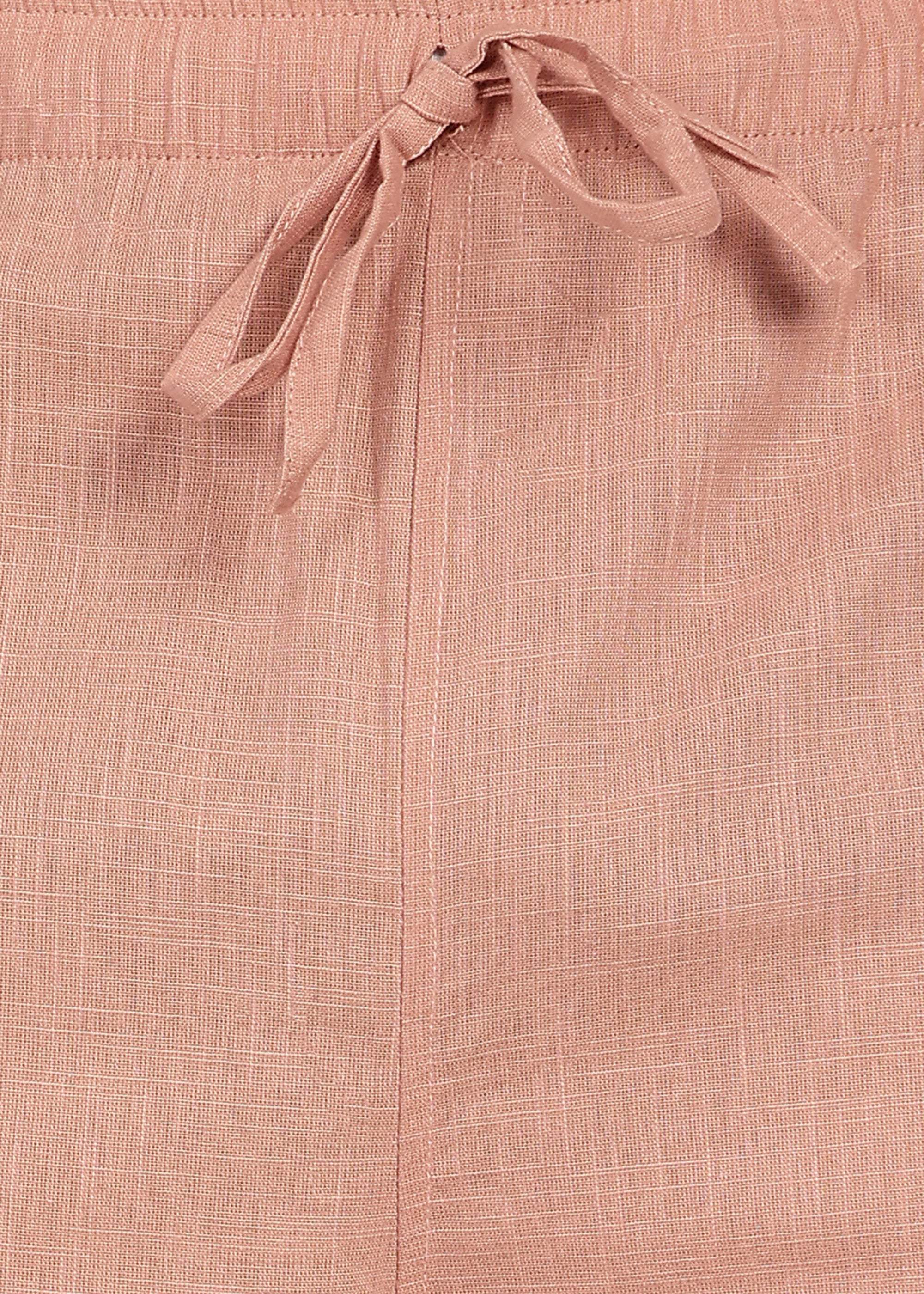 Fabmade Men’S Peach Linen Pyjama - Distacart