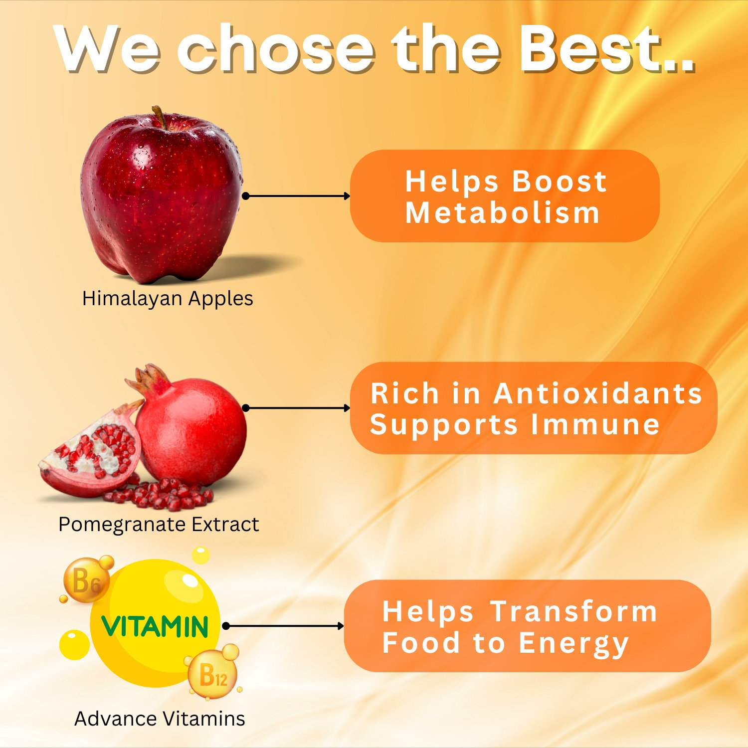BOOSTIQ Apple Cider Vinegar Effervescent Tablets - Orange Flavour - Distacart