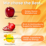 Thumbnail for BOOSTIQ Apple Cider Vinegar Effervescent Tablets - Orange Flavour - Distacart