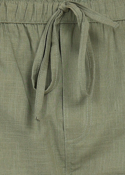 Fabmade Grove Ease Linen Shorts - Distacart
