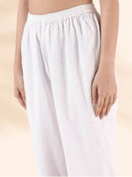 Thumbnail for trueBrowns White Cotton Relaxed Co-ord Set - Distacart