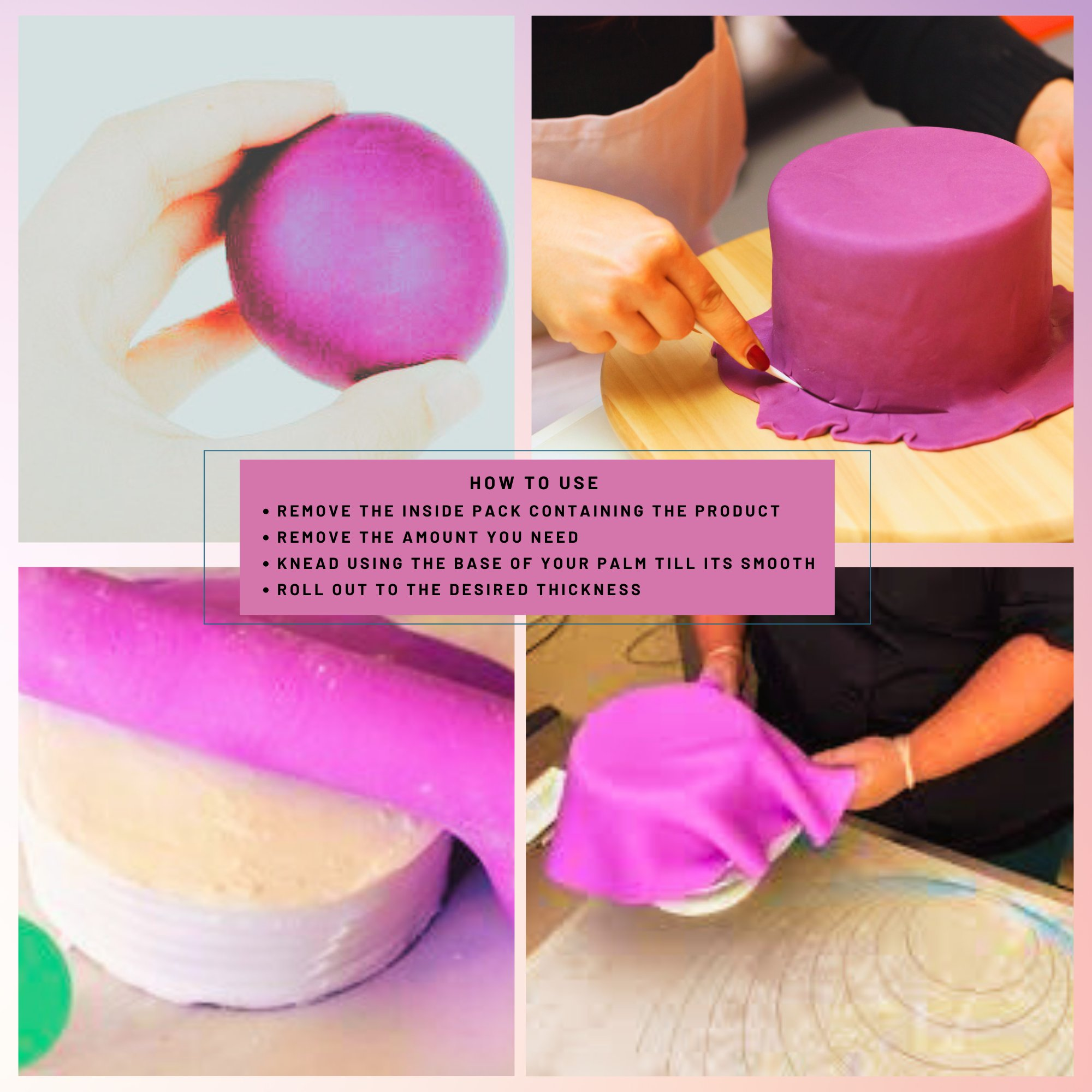 confect fuchsia pink sugarpaste br b 1 kg b
