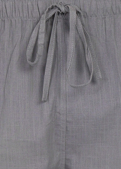 Fabmade Slate Grey Linen Pyjama - Distacart