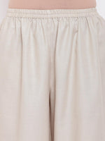 Thumbnail for trueBrowns Linen Cotton Rose Kurta Pant Set - Distacart