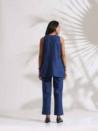 Thumbnail for trueBrowns Blue Slub Co-ord Set