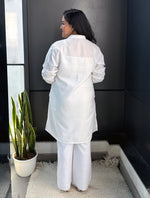 Thumbnail for trueBrowns White Slub Kurta