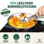 Thumbnail for The Indus Valley TurboCuk Tri-ply Stainless Steel Cookware Set: 2.2L Kadai+ 1.4L Frypan+  1.2L Tea/Milk pan, Premium Quality, 3 Layer Thick Body, 100% Toxin-free, Non-stick, Induction & Gas