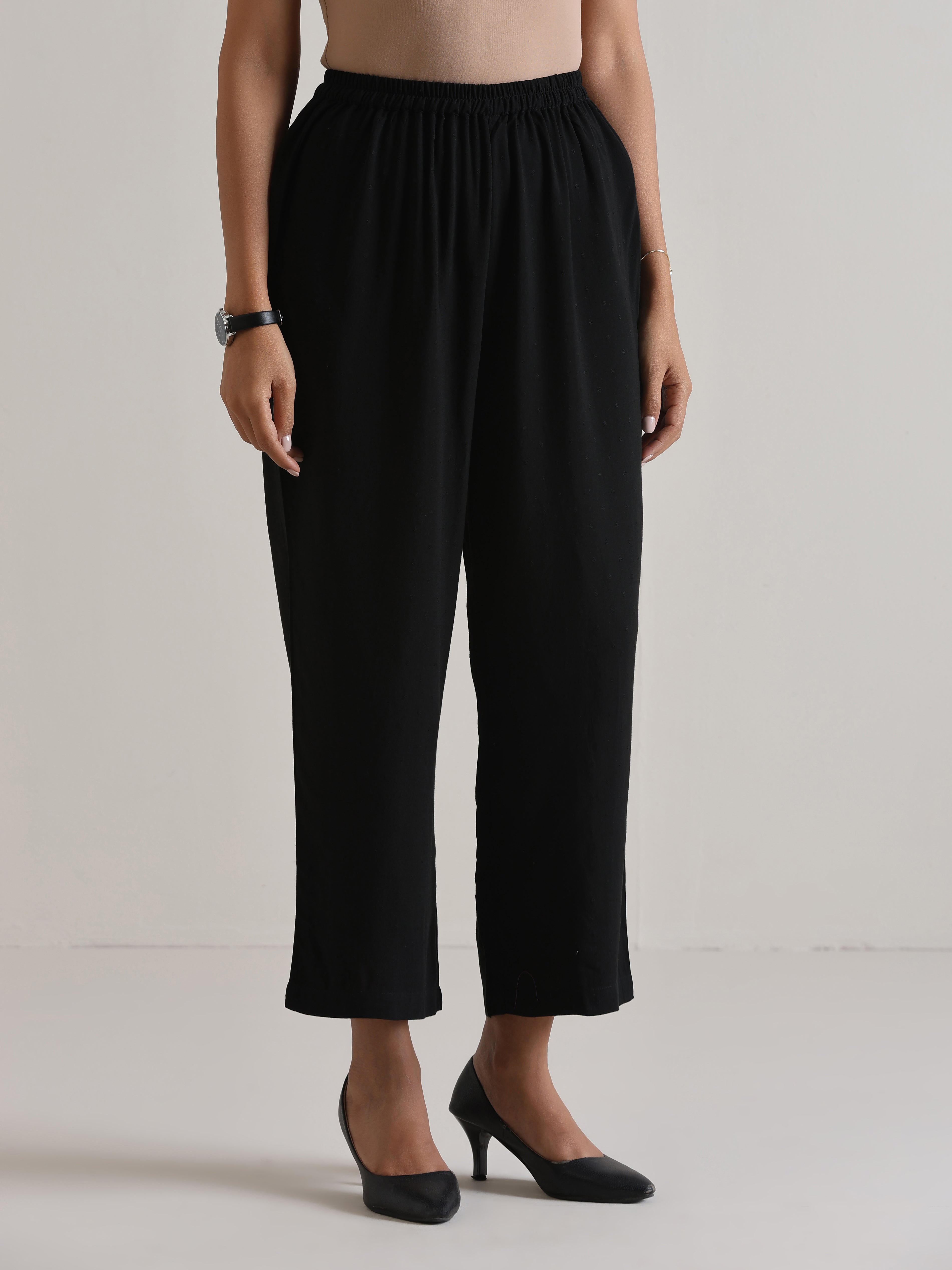 trueBrowns Black Panelled Co-ord Set - Distacart