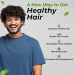 Thumbnail for Health Veda Organics Advance Hair Vitamin with DHT Blocker & Biotin Capsules - Distacart
