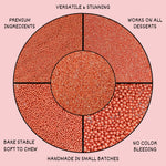Thumbnail for sprinkles for cakes cupcakes decoration usp 18rose gold