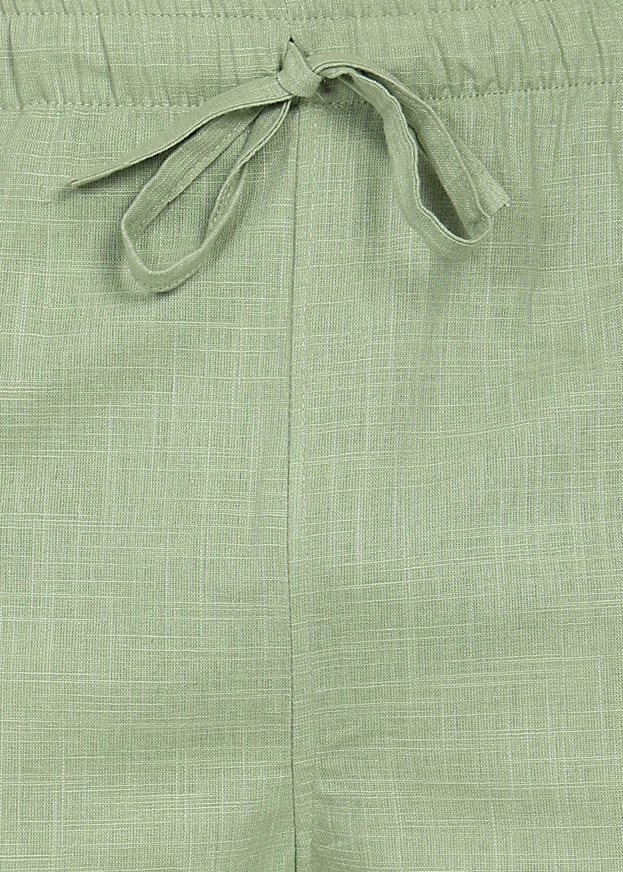 Fabmade Sage Linen Relaxed Trousers - Distacart