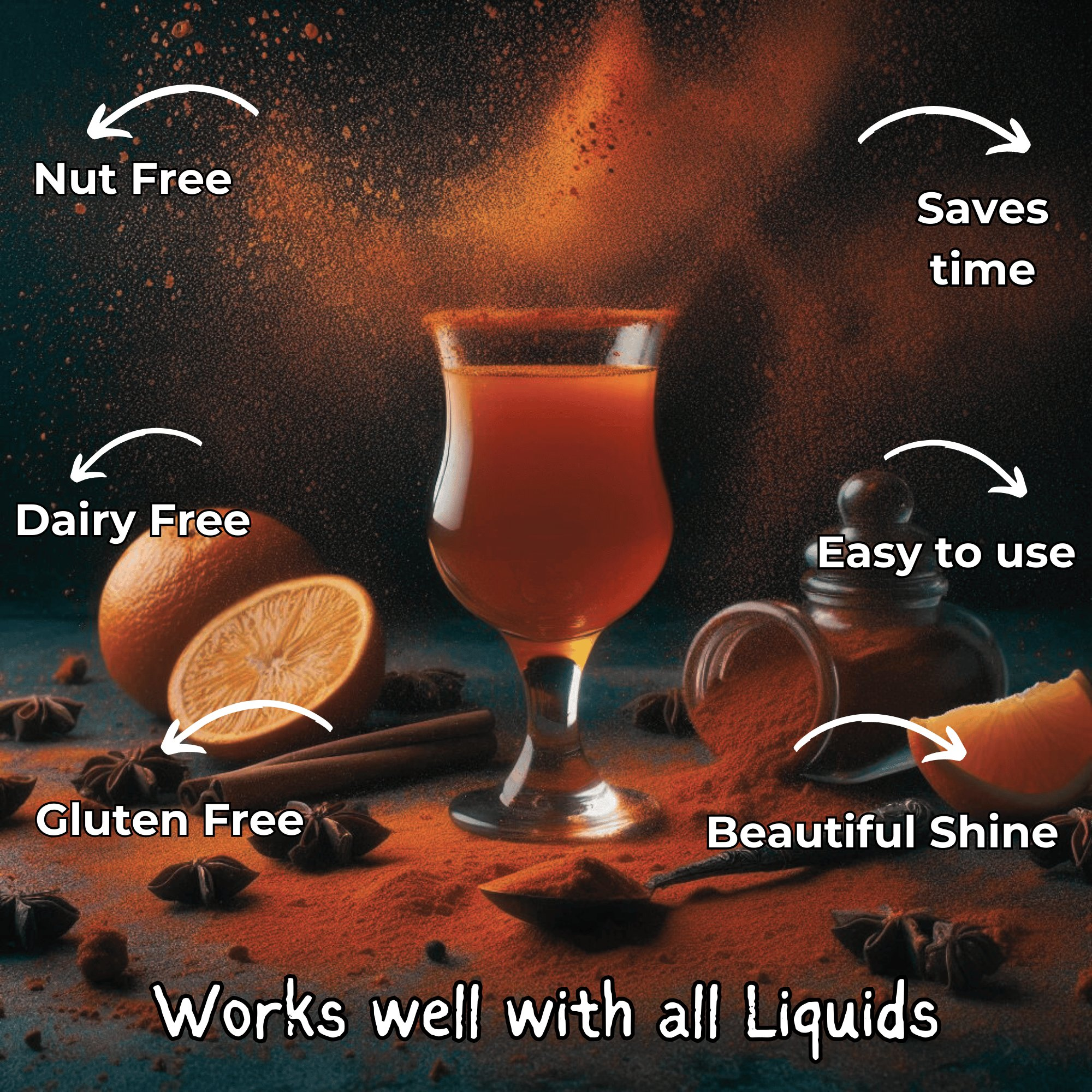 confect chestnut bronze luster dust br b 5 gms b