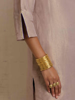 Thumbnail for trueBrowns Lilac Tissue Kurta Co-ord Set