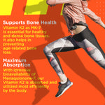 Thumbnail for Health Veda Organics Vitamin K2 Capsules - Distacart