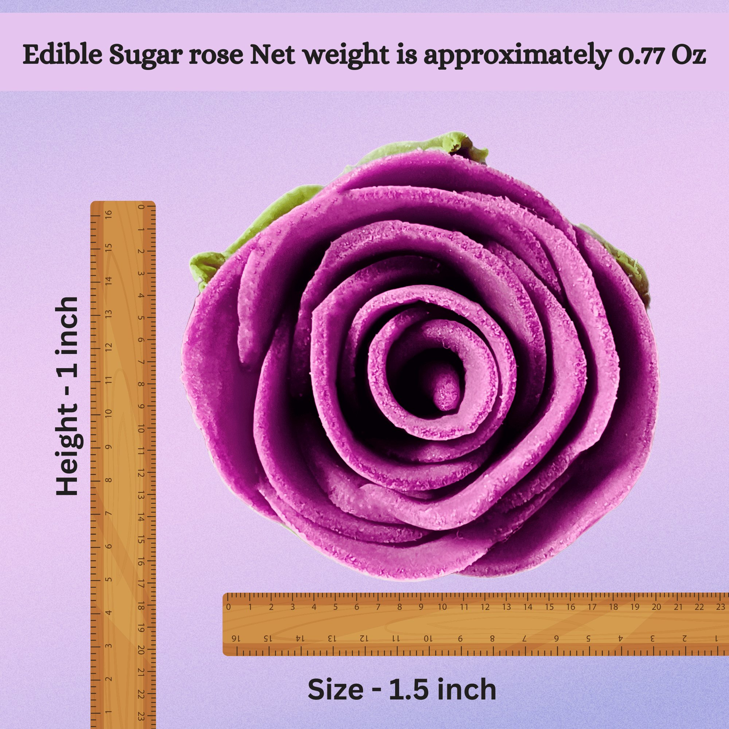 sugar roses for cake cupcake decoration fuchsia pink 120 gms