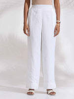 Thumbnail for trueBrowns White Check Cotton Kurta Set