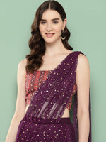 Thumbnail for Ahalyaa Printed Ethnic Co-Ords with Draped Dupatta - Distacart