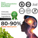 Thumbnail for Health Veda Organics Plant Based Brain Booster Capsules - Distacart