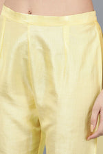Thumbnail for Ahika Yellow Poly Silk Straight Kurta Pant With Dupatta - Distacart