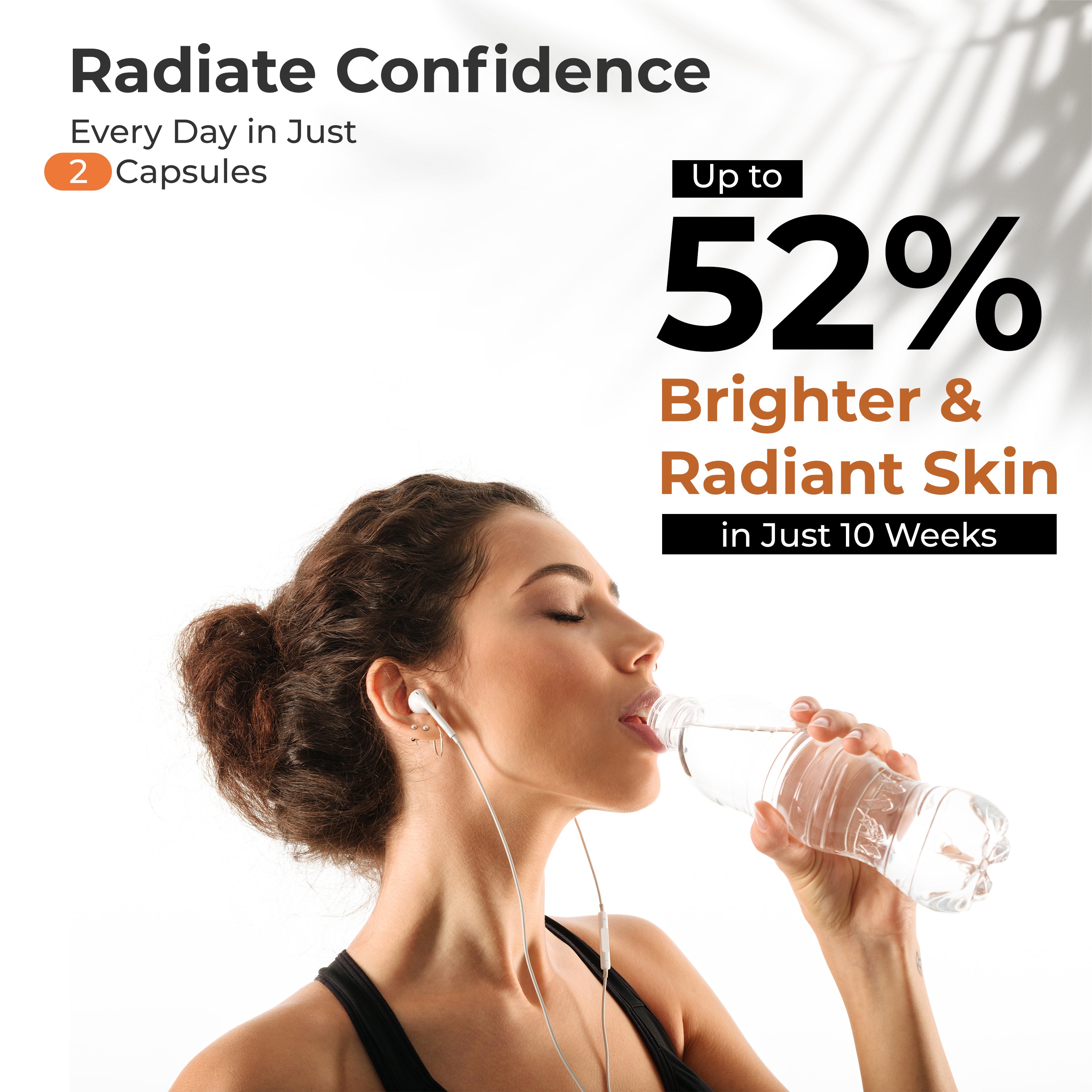 Health Veda Organics Plant Based Skin Radiance Collagen Builder Capsules - Distacart