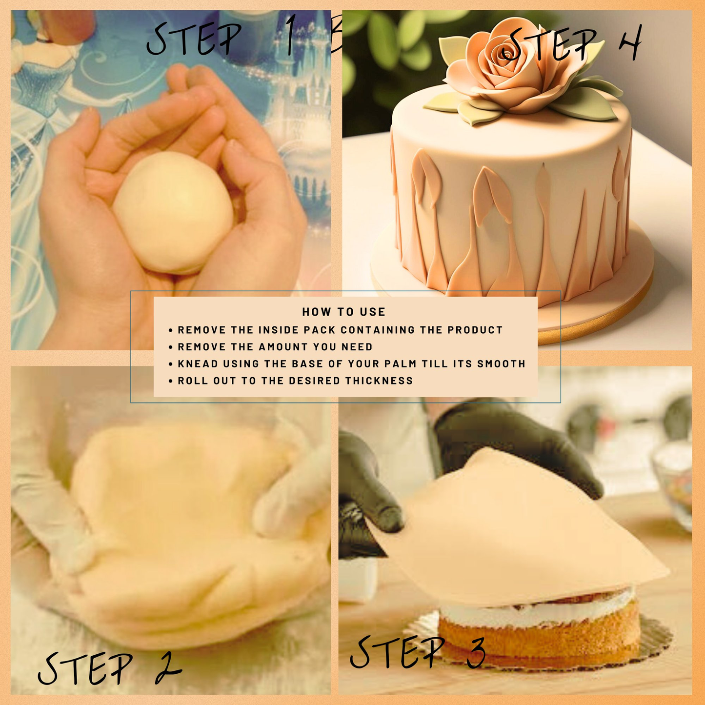 confect skin sugarpaste br b 250 gms b