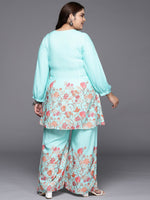 Thumbnail for Ahalyaa Women Plus Size Tunic with Palazzos - Distacart