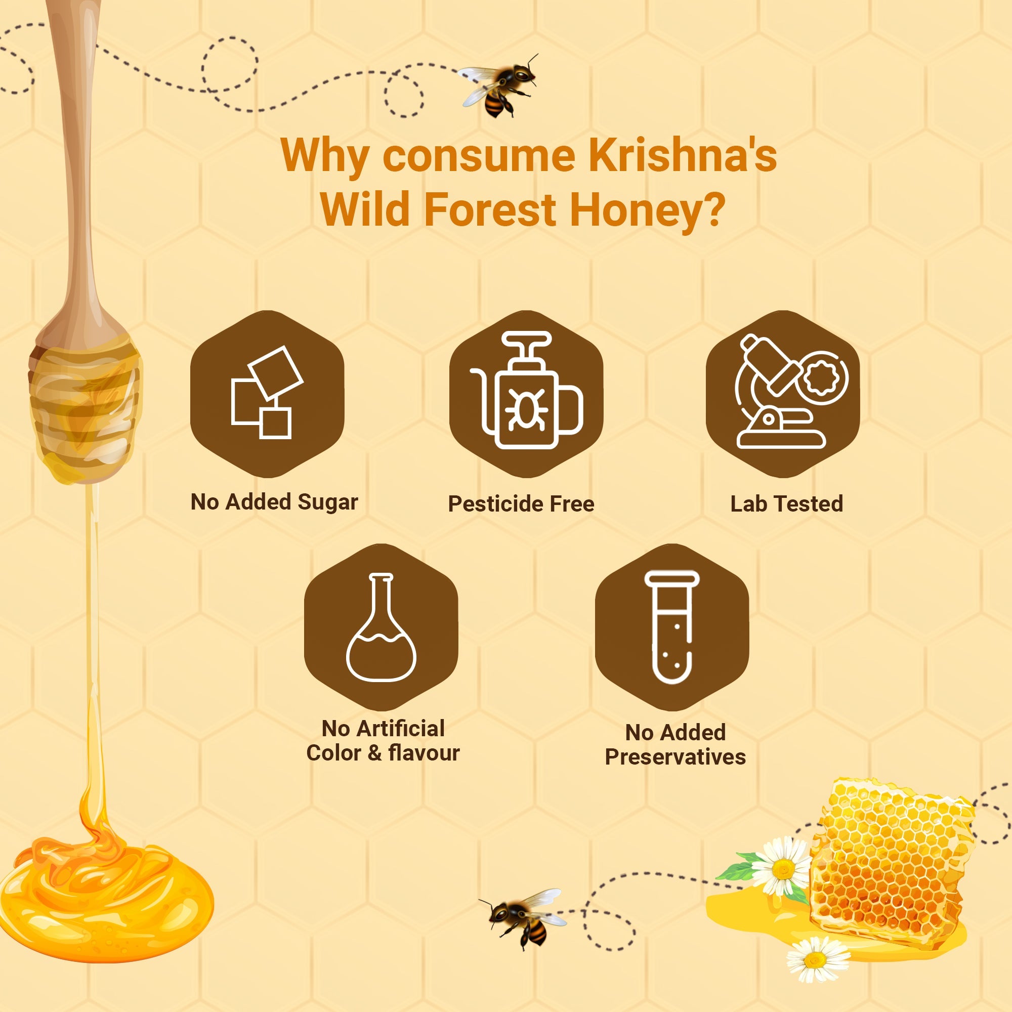 Krishna'S Herbal & Ayurveda Pure Wild Forest Honey