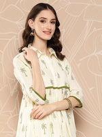 Thumbnail for Ahalyaa Printed Cotton Tunic with Palazzos - Distacart