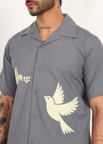 Thumbnail for Fabmade Slate Dove Linen Co-Ord Set - Distacart
