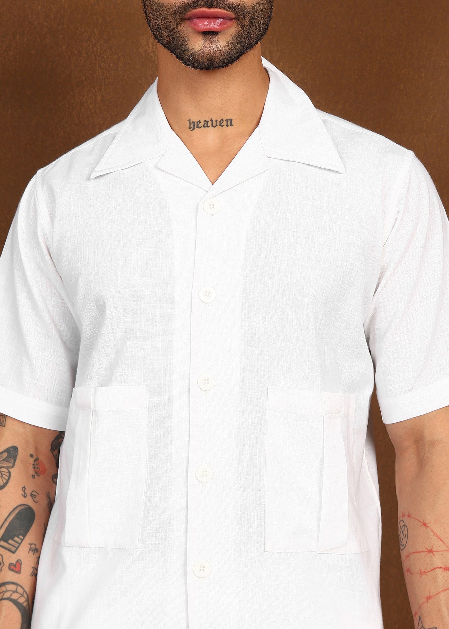 Fabmade Ivory Utility Co-Ord Set - Distacart
