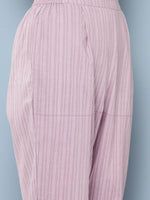 Thumbnail for Ahalyaa Women Floral Printed Gotta Patti Pure Cotton Kurta with Trousers & With Dupatta - Distacart