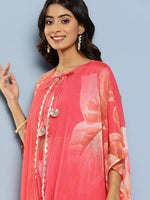 Thumbnail for Ahalyaa Women Top with Palazzos & Shrug - Distacart