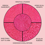 Thumbnail for sprinkles for cakes cupcakes decoration usp 7hot pink