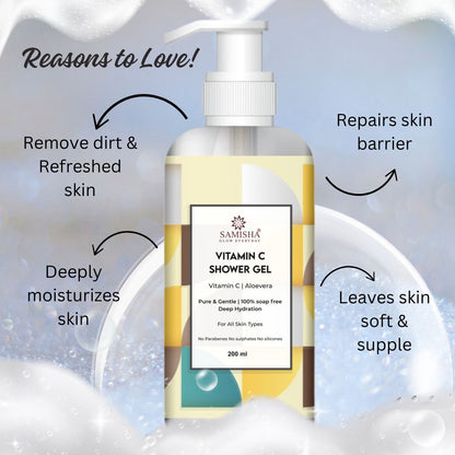 Samisha Vitamin C Shower Gel - Distacart