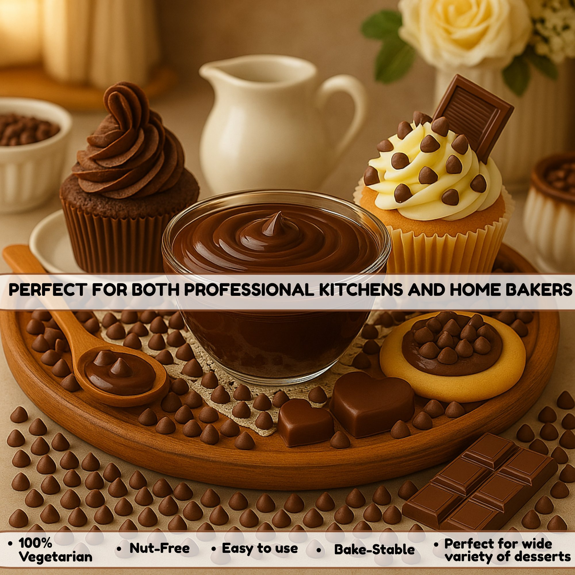 milk chocolate chips 100g