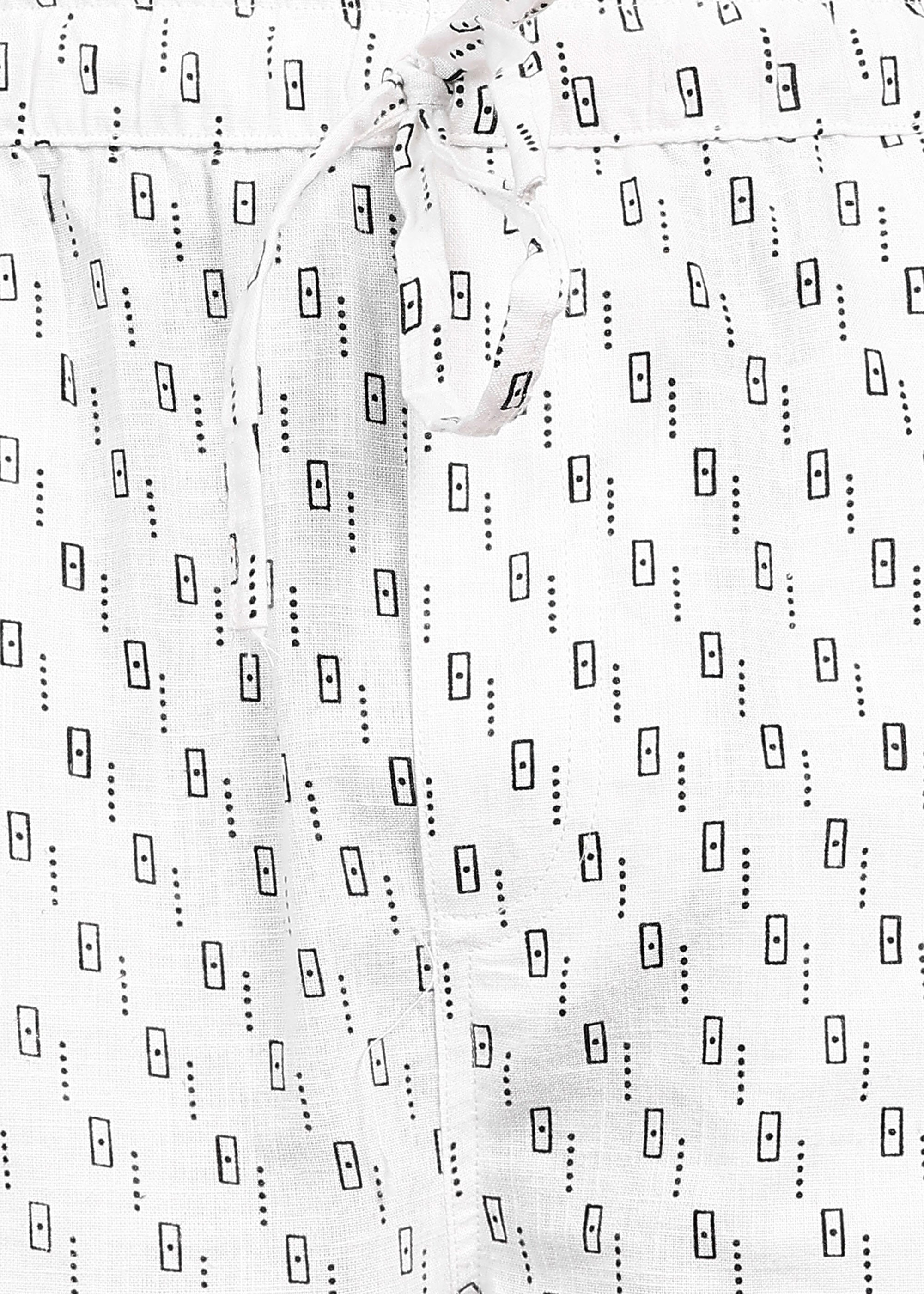 Fabmade Urban Dot Linen Shorts - Distacart