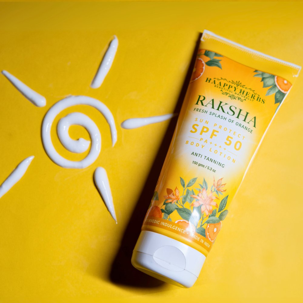 Haappyherbs Raksha Spf 50 Sun Protect Body Lotion - Distacart