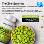 Thumbnail for Health Veda Organics Natural Vitamin C Tablets For Skin & Health - Distacart