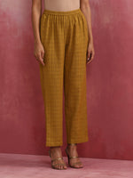 Thumbnail for trueBrowns Mustard Cotton Dobby Co-ord set
