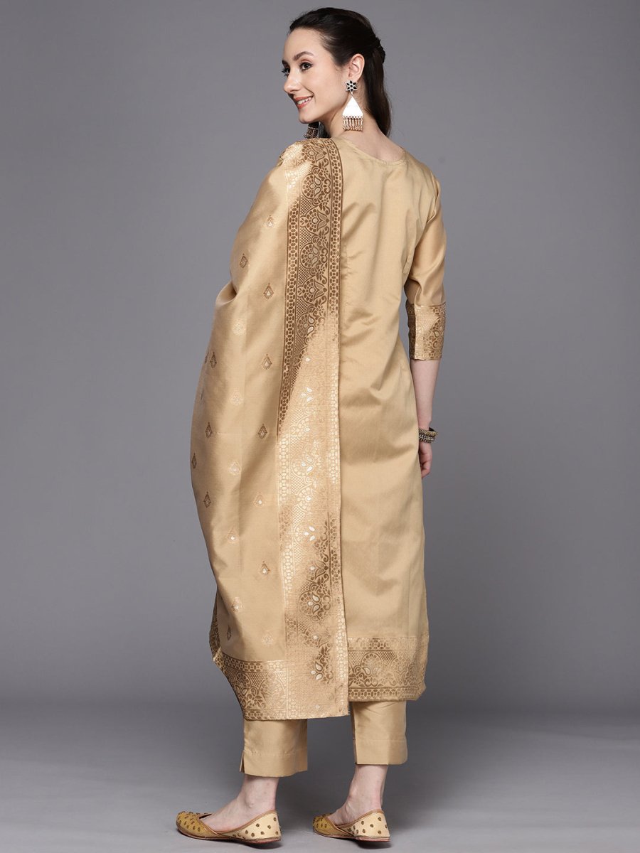 Ahalyaa Woven Design Ethnic Motifs Unstitched Dress Material - Distacart