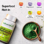 Thumbnail for Health Veda Organics Spirulina Capsules - Distacart