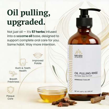 Kerala Ayurveda Oil Pulling Rinse (Arimedadi Thailam) - Distacart