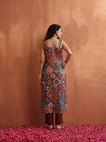 Thumbnail for trueBrowns Cola Print Straight Kurta Set