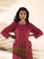 Thumbnail for trueBrowns Carrot Cotton Dobby Pocket Dress - Distacart