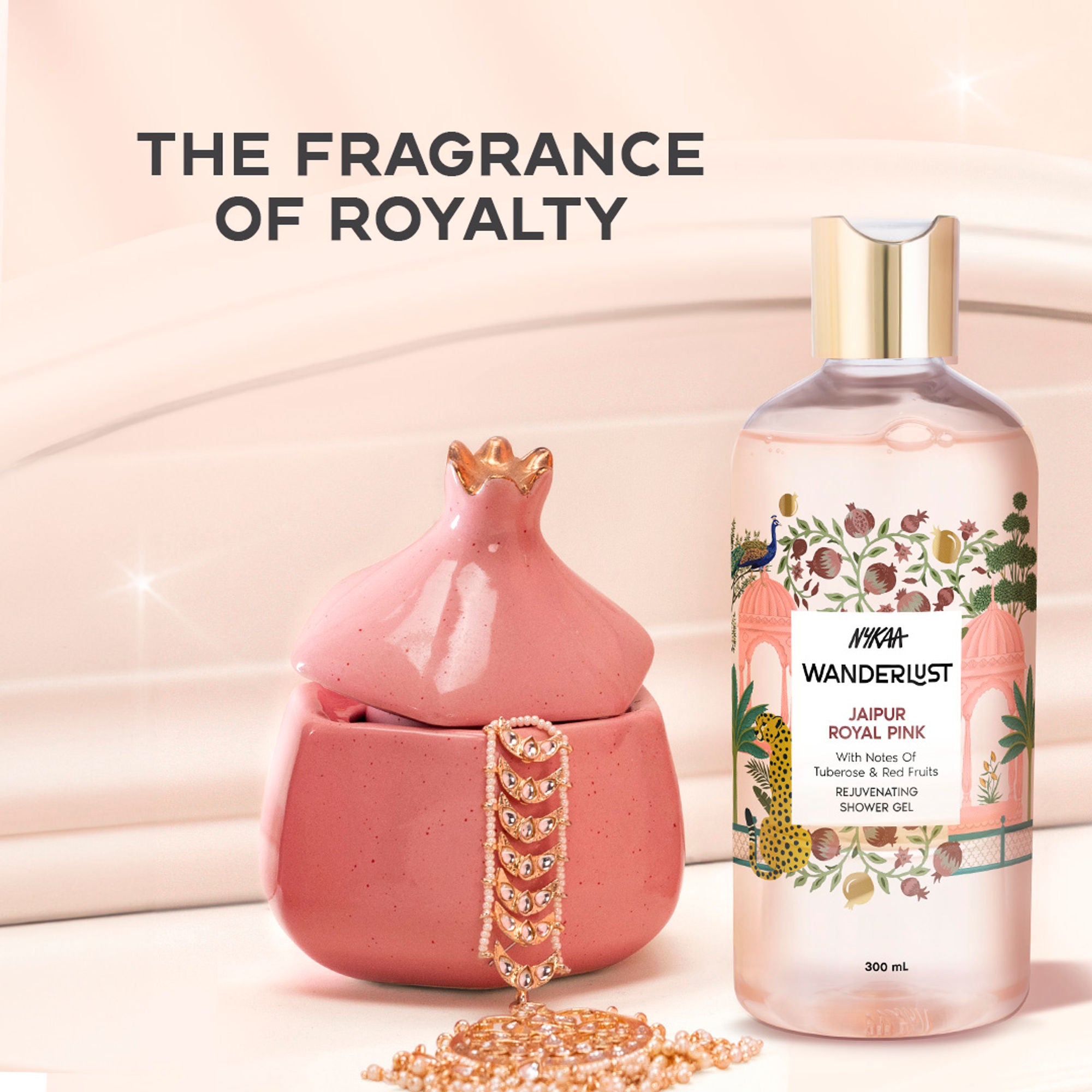 Wanderlust Shower Gels - Jaipur Royal Pink - Distacart