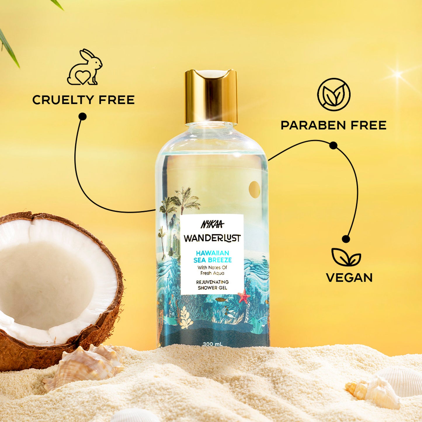 Wanderlust Shower Gels - Hawaiian Sea Breeze - Distacart