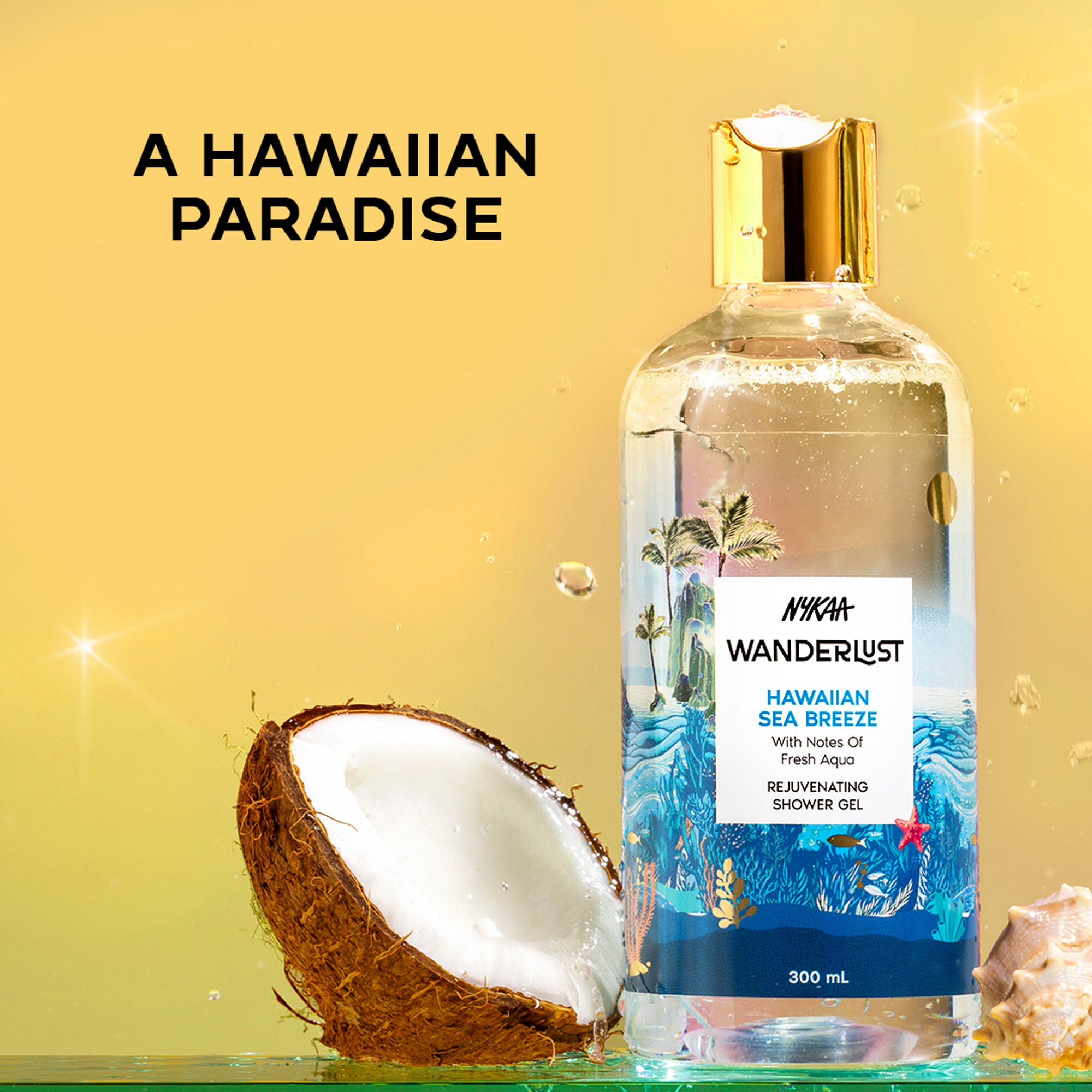 Wanderlust Shower Gels - Hawaiian Sea Breeze - Distacart